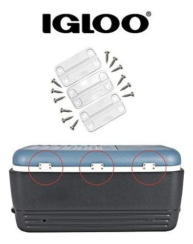 Dobradiças De Plástico Igloo Cooler Para Caixas De Gelo (con